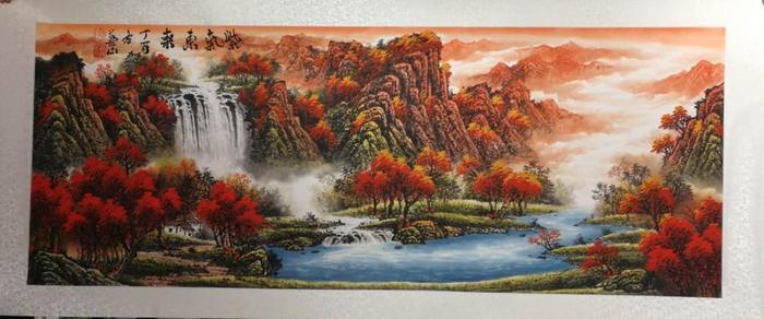 画家蓝山一一国礼艺术家