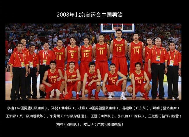 恐怕很多人会认为是参加08年奥运会的那支中国男篮