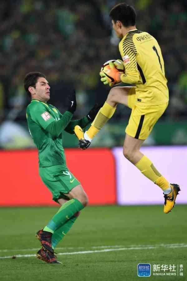 足球中超:北京国安平天津泰达