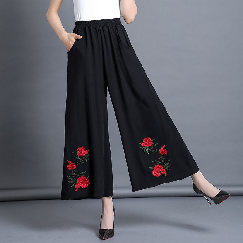 女人胯宽屁股大,一定要多穿阔腿裤,实在是太高