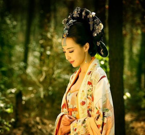 《武媚娘传奇》中饰演高阳公主 图片来源于网络