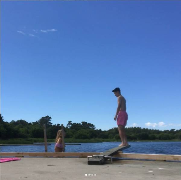 林依轮老婆晒照 不小心曝光了14岁儿子林子轩的外国女友(2)