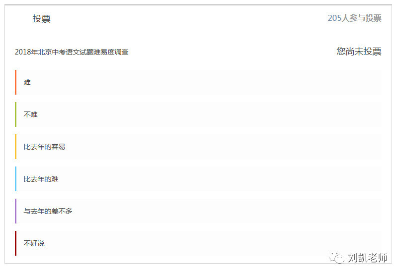 2018年北京中考作文题目出炉+考场今日动态