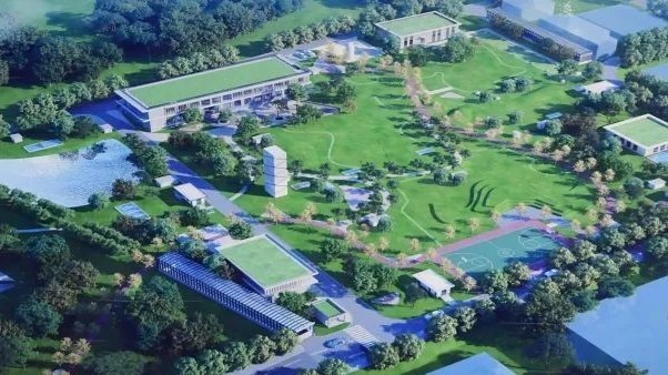 城市副中心将新添一座下沉式花园再生水厂!一期工程主体结构封顶 城市副中心将新添一座下沉式花园再生水厂!一期工程主体结构封顶