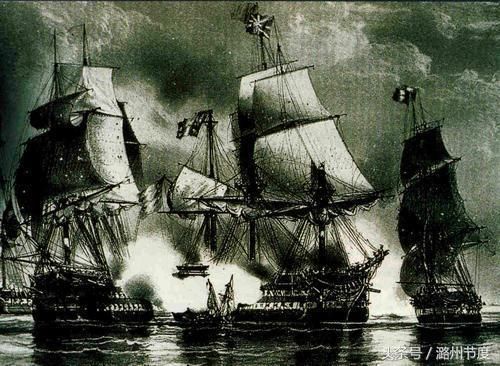 北美独立战争 美国海军被英国海军完虐 只能靠