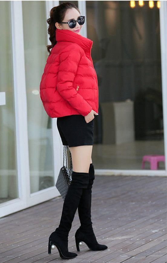 冬季150-160女人显高穿衣搭配,羽绒服+阔腿裤
