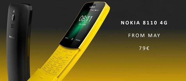 诺基亚8810 4G手机将发布,搭载YunOS系统