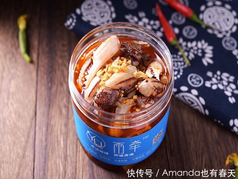 抖音网红最火爆的特色小吃非雨牵捞汁小海鲜莫