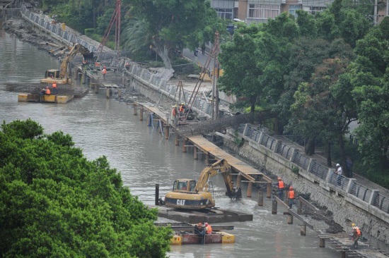 探秘福州晋安河改造降噪音新方法:省时保质又降噪 探秘福州晋安河改造降噪音新方法:省时保质又降噪