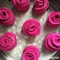 红色火龙果蒸馒头是什么颜色的?