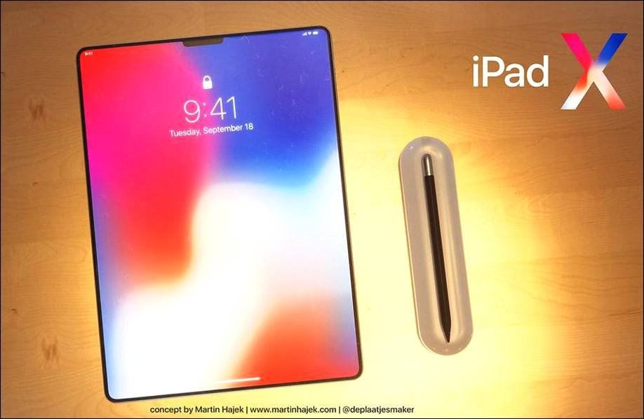 苹果下一代iPad 原来是大号iPhone X