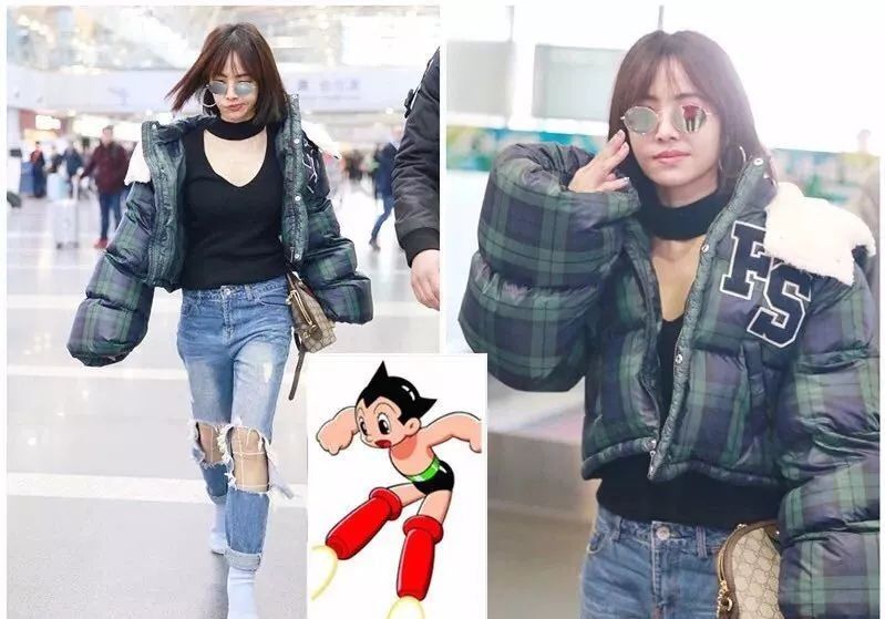 158cm穿成170cm,撞衫baby唐嫣也不输,矮个星