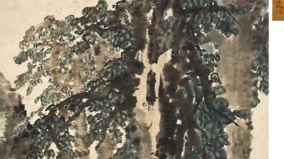 1.38亿!傅抱石封神之作《大涤草堂图》天价成交 1.38亿!傅抱石封神之作《大涤草堂图》天价成交