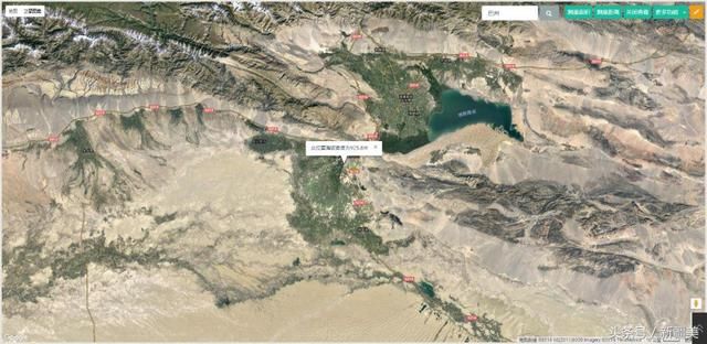新疆高原反应?看卫星海拔地图