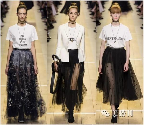 夏天的主角浪漫网纱裙，几招搭出时髦范儿