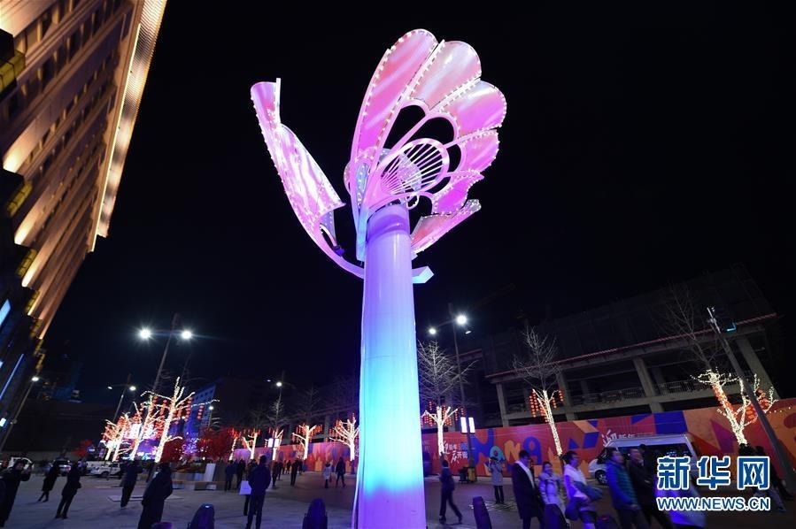 12月20日，市民和游客在新开街的王府井步行街北延段游览。新华社记者 鞠焕宗 摄