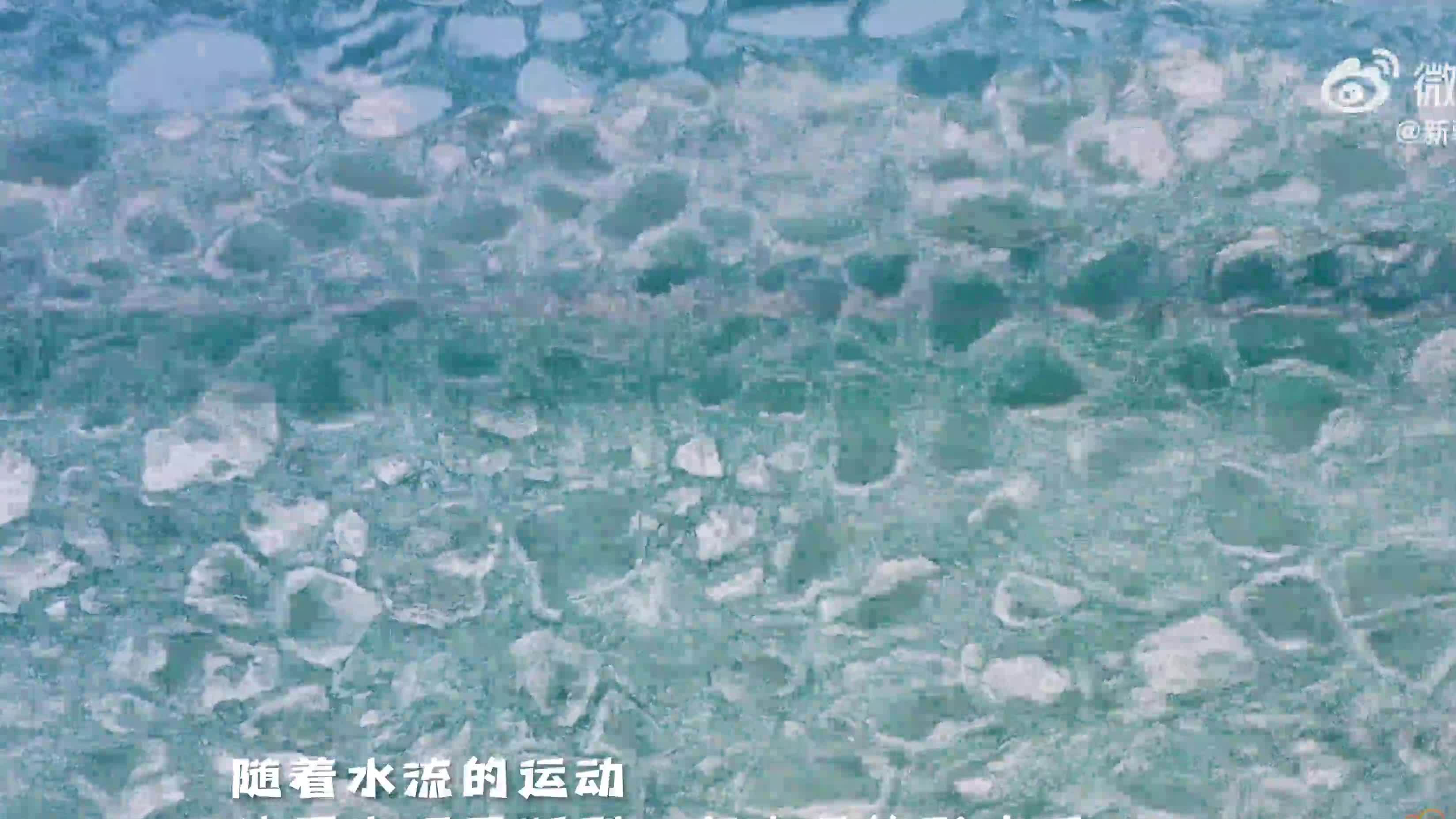 纯享美景!赛里木湖冰推每一帧都很纯净_北京时间