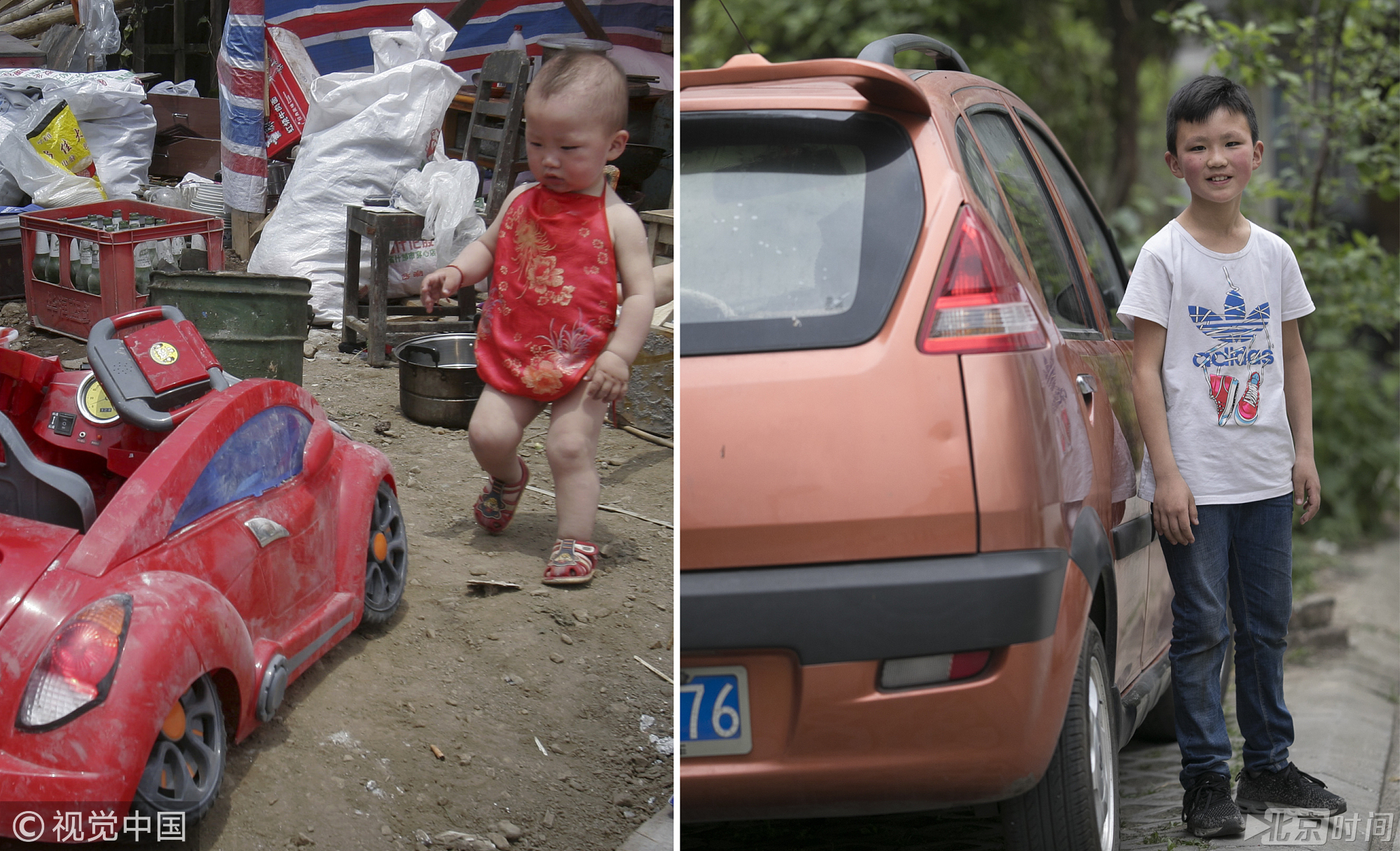 汶川地震十年后的他与他们:2008年大地震时,家住什邡市蓥华镇仁和村的李雯鑫才一岁半,当时姥姥带他出门玩耍躲过一劫,却忘了带上刚买了一天的遥控玩具车,地震后他还曾经哭闹不止。后来家人把玩具车从废墟中找出来,小家伙看到后破涕为笑。李雯鑫的爸爸李是一名司机,他从小就喜欢车,无论是地震前买的遥控玩具车、还是后来的儿童自行车,还有爸爸在地震八年后购置的小轿车。