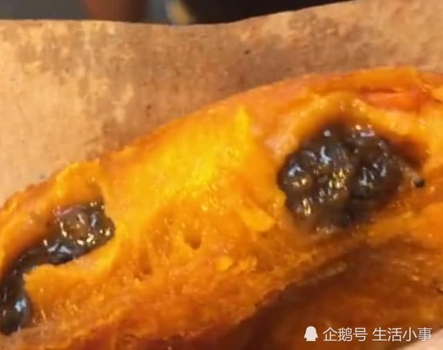 西安美食街上最好吃的柿子饼,4元一个又香又软