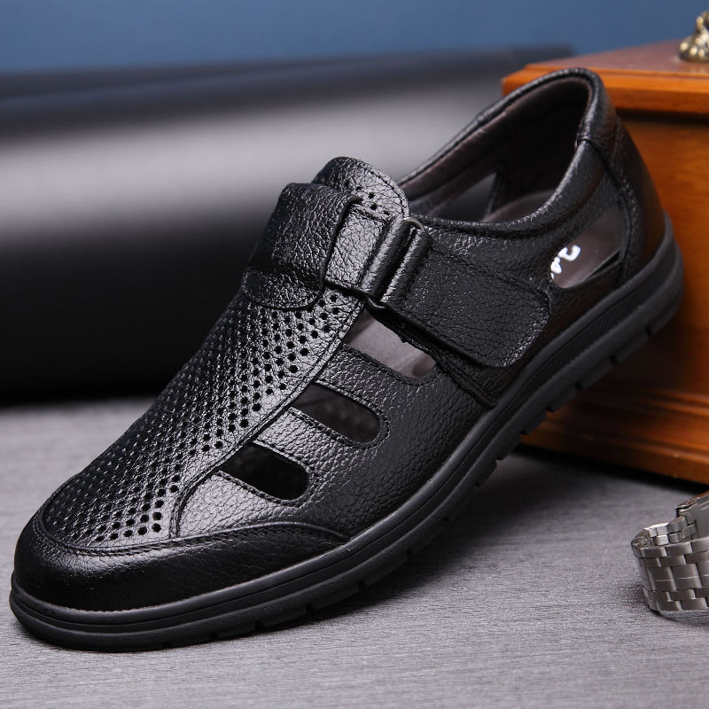 过三十就别穿运动鞋了,新出炉的正装男凉鞋时