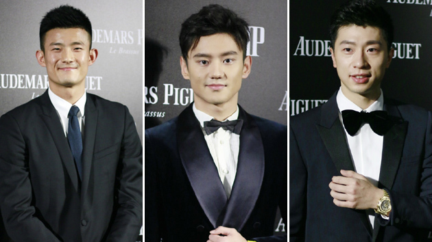 亚洲最帅男团!宁泽涛马龙谌龙现身 引粉丝疯狂