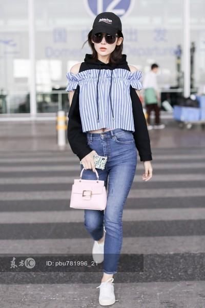 跟明星学穿搭 机场街拍盘点