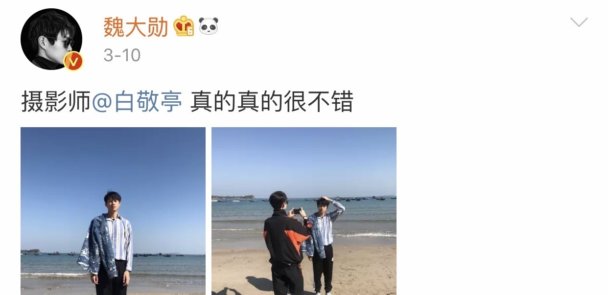 白敬亭魏大勋谭松韵齐上综艺晒合照 网友:已脑