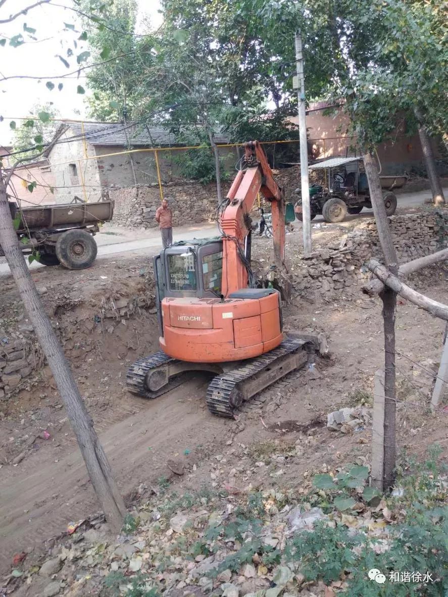 徐水区大王店镇开展集中清理河道!这是要干啥