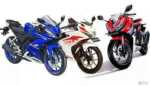 本田CBR150R、铃木GSX-R150、雅马哈YZF