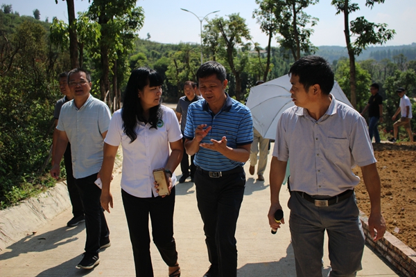 广东省扶贫办处长邓培熙率广东省帮扶广西扶贫