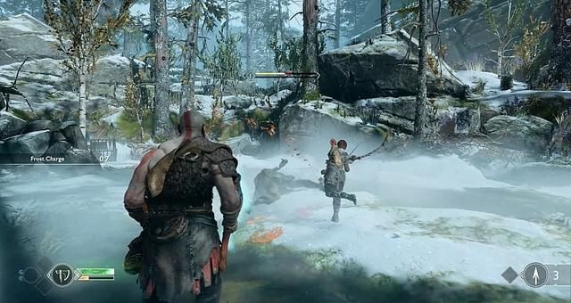 PS4独占游戏《战神God of War》抢先实机试玩