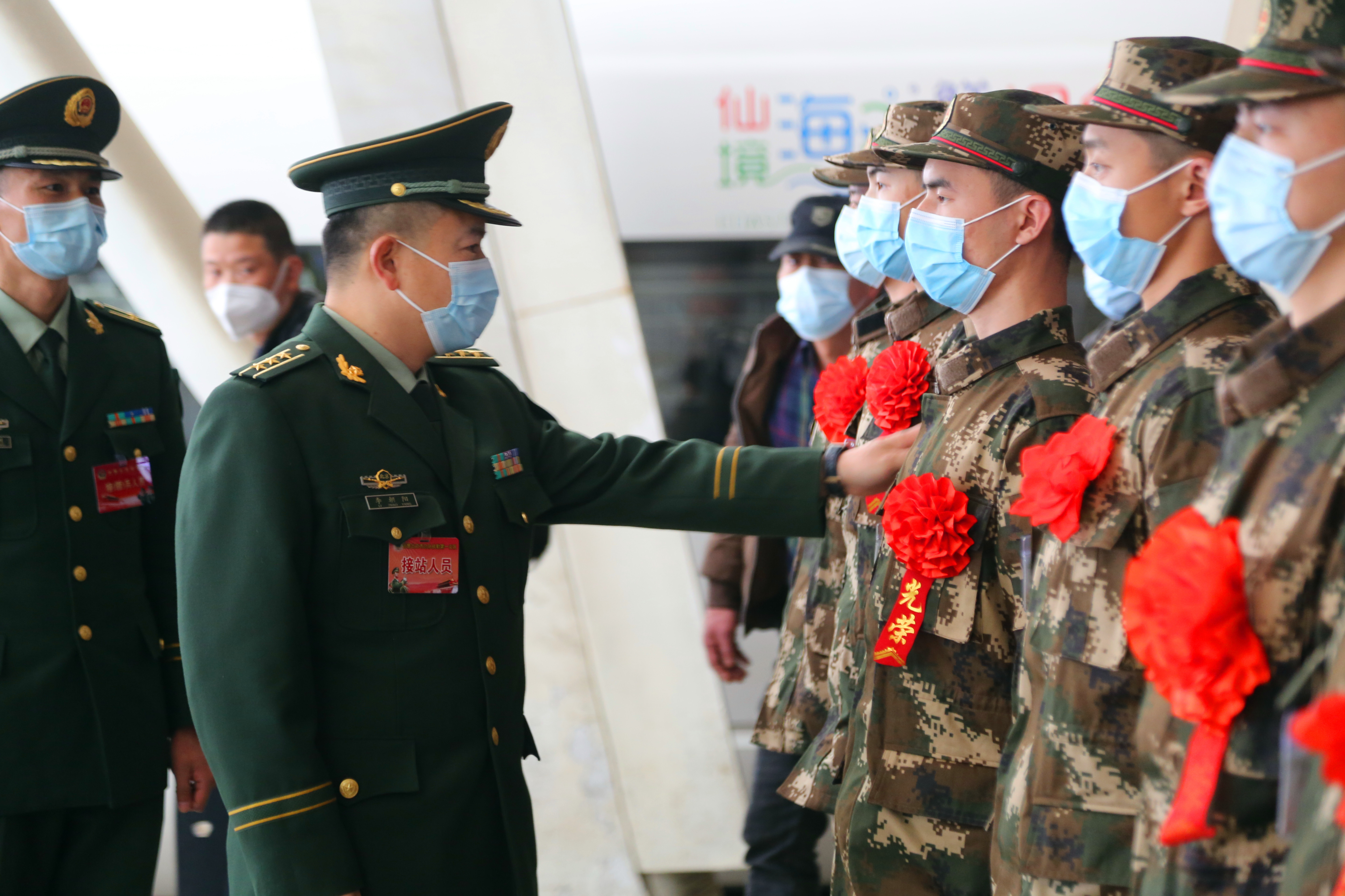 武警北京总队执勤一支队迎来首批春季入伍新兵