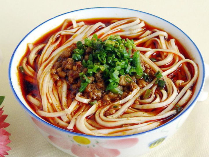 中国美食,中国十大面食之一:四川担担面