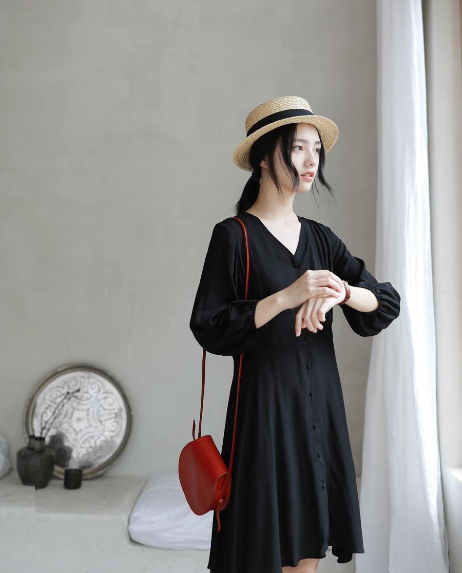 学生党都爱穿文艺连衣裙,充满清新气息的小情