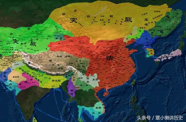 9张图概括中国各朝代版图变迁历史:汉唐盛世气