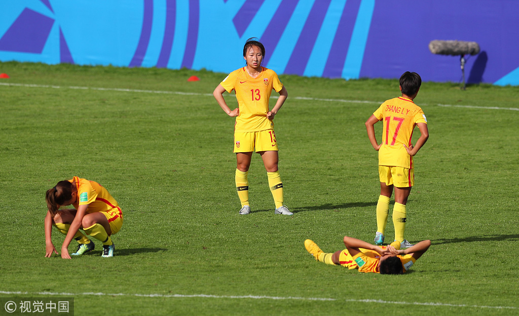 u20女足补时读秒遭绝平 众将哭成泪人