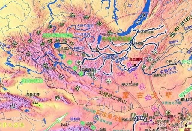 贝加尔湖的主要水源-发源于蒙古高原的色楞格