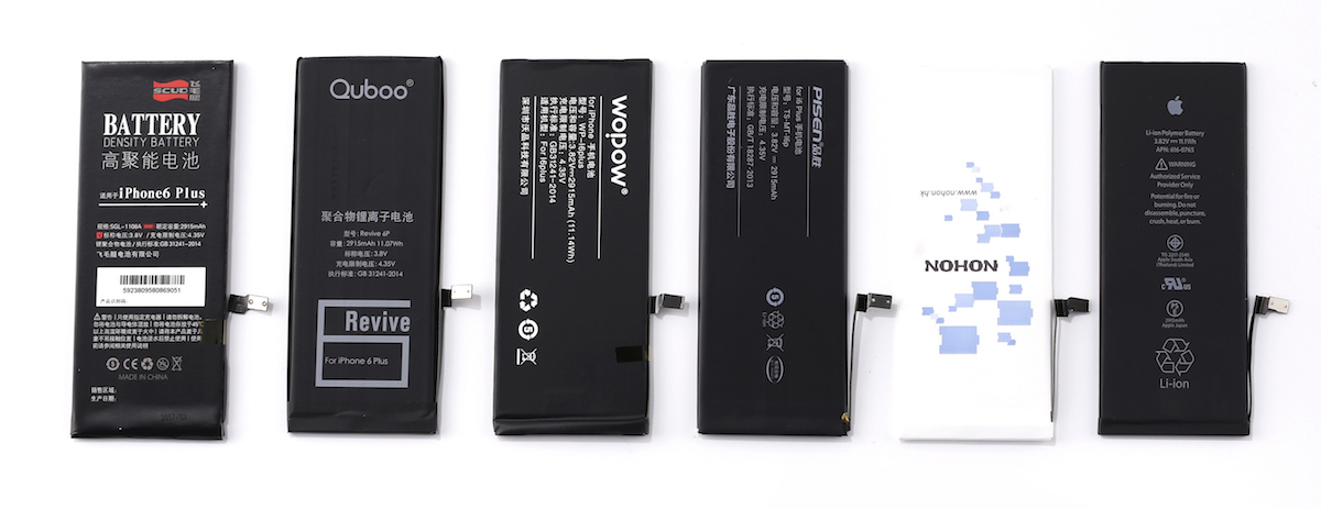 排名靠前放心买?6款iPhone电池真机实测