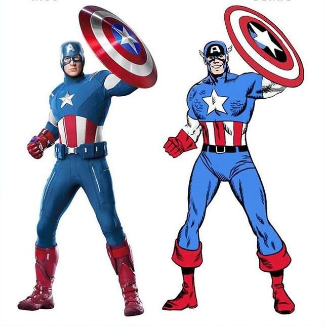 《复仇者联盟》电影人物与漫画原型大对比,你