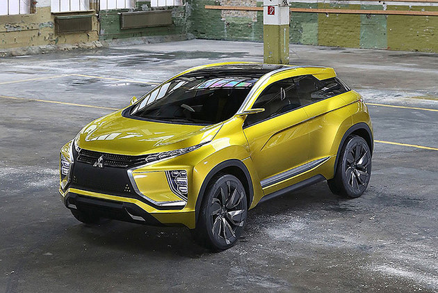 三菱xm车预告图 定位于旗下全新mpv