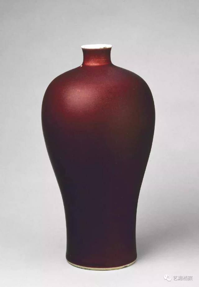 康熙官窑霁红 郎红和豇豆红瓷品赏鉴 雪花新闻