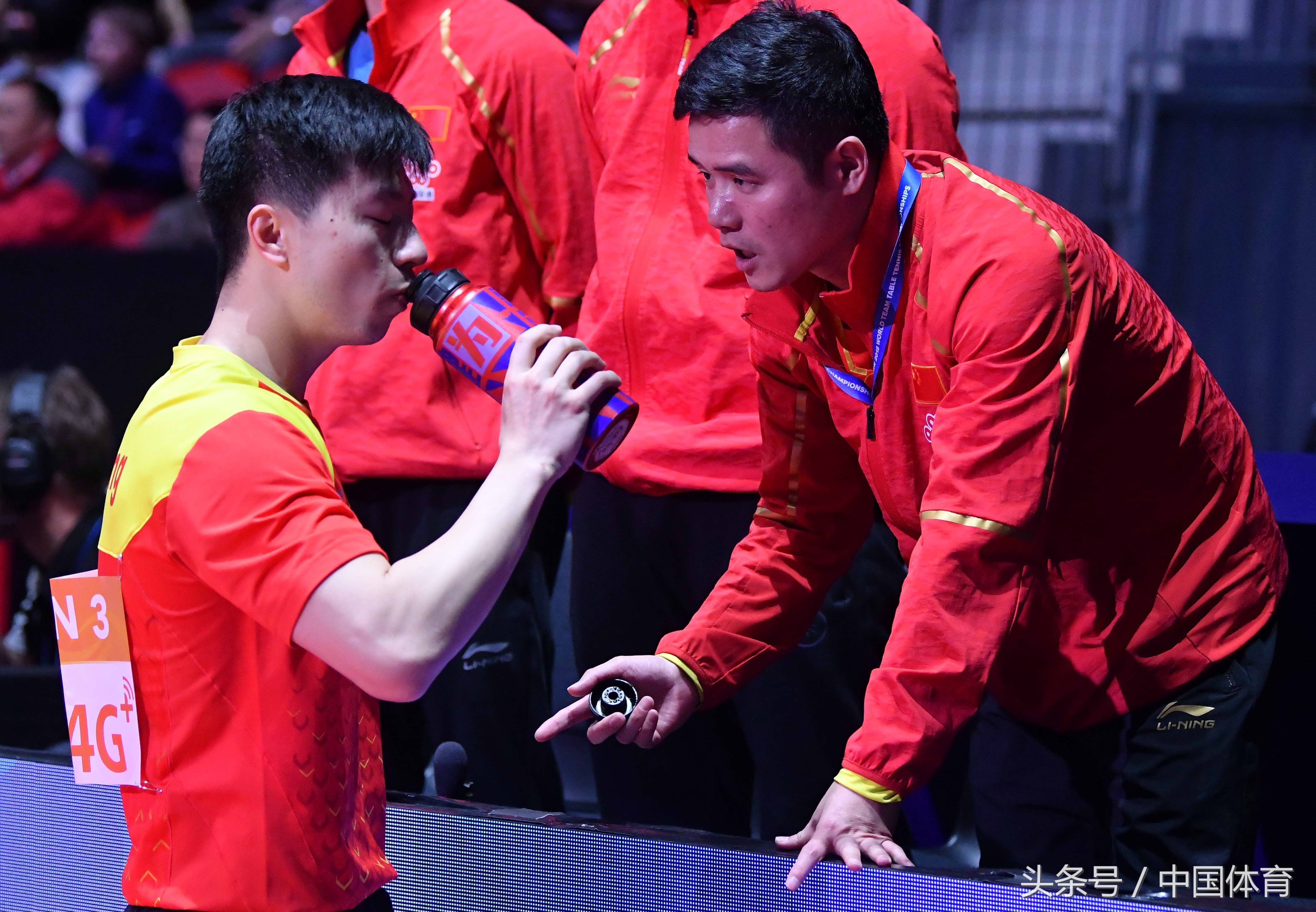 第54届世乒赛团体赛男团半决赛 中国队3比0战