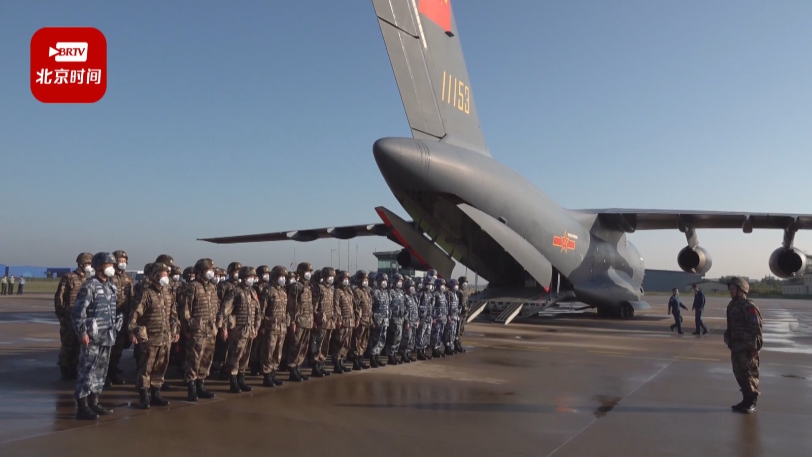 "和平使命-2021"中方参演部队完成跨国兵力集结