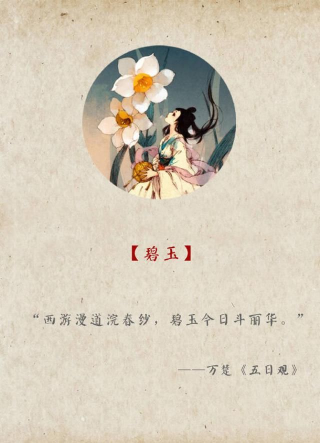 这些夸赞姑娘美丽的词语,原来都有一句诗,更美