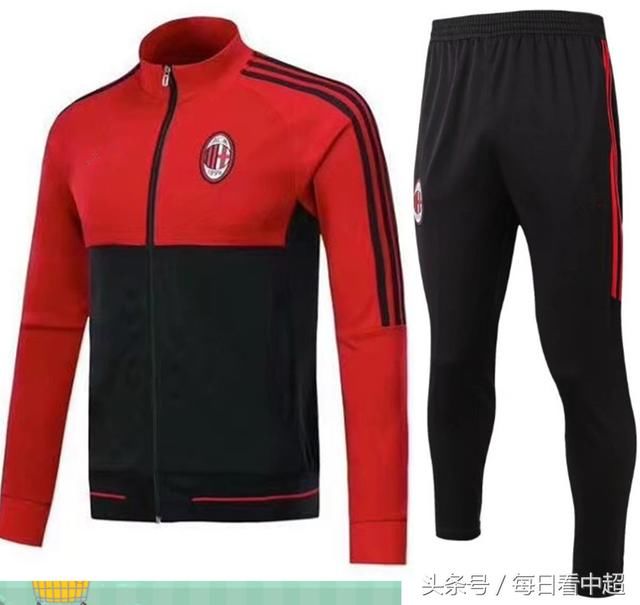 17-18AC米兰、国际米兰球衣长袖训练服套装,