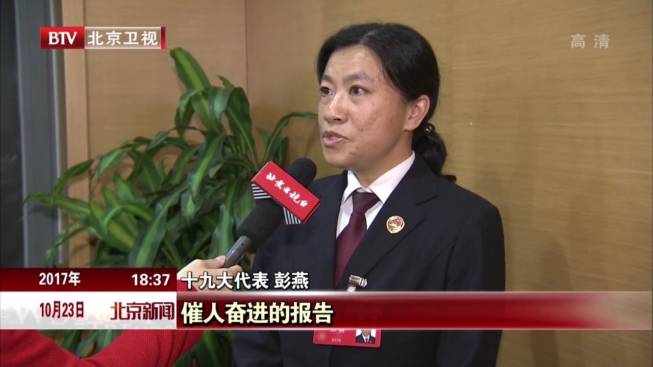 十九大代表彭燕：用法治为人民美好生活护航