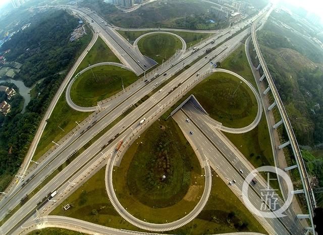 航拍新重庆|重庆三环高速公路