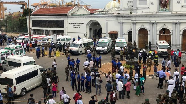 斯里兰卡爆炸后 印度官员:密切关注斯里兰卡局势