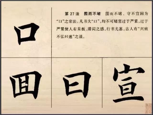 寫歐體楷書的28個絕招,實用!