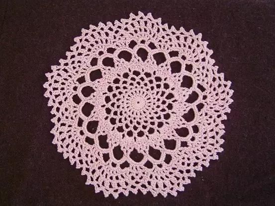 【编织技巧】| 蕾丝花片图解大全:钩桌布、杯垫